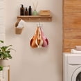 thumbnail image 2 of Belt Hanger, Rotatable Belt Rack Closet Accessories Organizer, Maximum 24 Storage Capacity, Hanging Holder Storage Hook for Belt, Bra, Tank Top, Tie, Scarf, Purse, Silver, 2 of 6