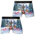 thumbnail image 3 of Hello Welcome Winter The Ski Boxer Snowy Day All Over Print Boxer Briefs Underwear for Men Dad Boxers Dog Lover Gifts Idea - 13013, 3 of 6