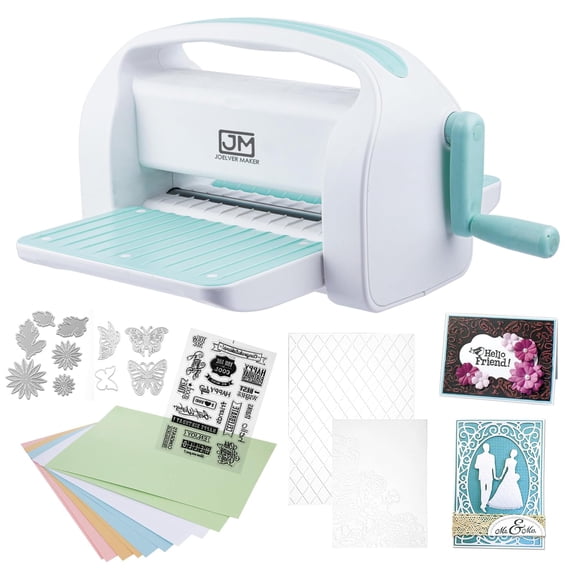 Joelver Maker Manual Die Cutting Machine,9“ Openning, Scrapbooking Machine Starter kit