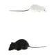 thumbnail image 1 of 2x Juguetes Acción de Simulación Animal Ratón, Colección de Decoración de Jardín - Negro, 1 of 9