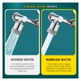 thumbnail image 4 of Universal Rotating Faucet Extender 1080 ° Robotic Arm Swivel Extension Faucet Aerator Splash Filter Faucet Bathroom Basin Kitchen Tap Nozzle ,Water Saving, 4 of 7