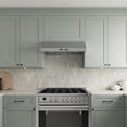 thumbnail image 2 of Streamline 30 in. Magione Ducted Undermount 406 CFM Range Hood in Brushed Stainless Steel with Baffle Filters, Touchpad Control, LED Lights, 2 of 9