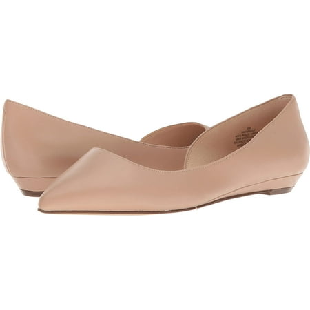 NINE WEST Womens Saige Ballet Flat 7.5 Light Natural Synthetic