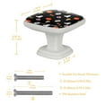 thumbnail image 4 of 4PCS Square Cabinet Fluorescence Knob Glowing in the Dark Furniture Drawer Pulls Handle with Screws Halloween, 4 of 5