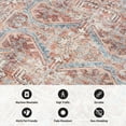 thumbnail image 5 of World Rug Gallery Vintage Distressed Machine Washable Area Rug- RED 10'X14', 5 of 8