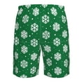 thumbnail image 6 of Kdxio Snowflake Pattern Mens Casual Shorts - Drawstring Summer Beach Sports Shorts for Men, 6 of 9