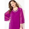 thumbnail image 4 of Catherines Women's Plus Size Petite Dazzling Blouse, 4 of 5