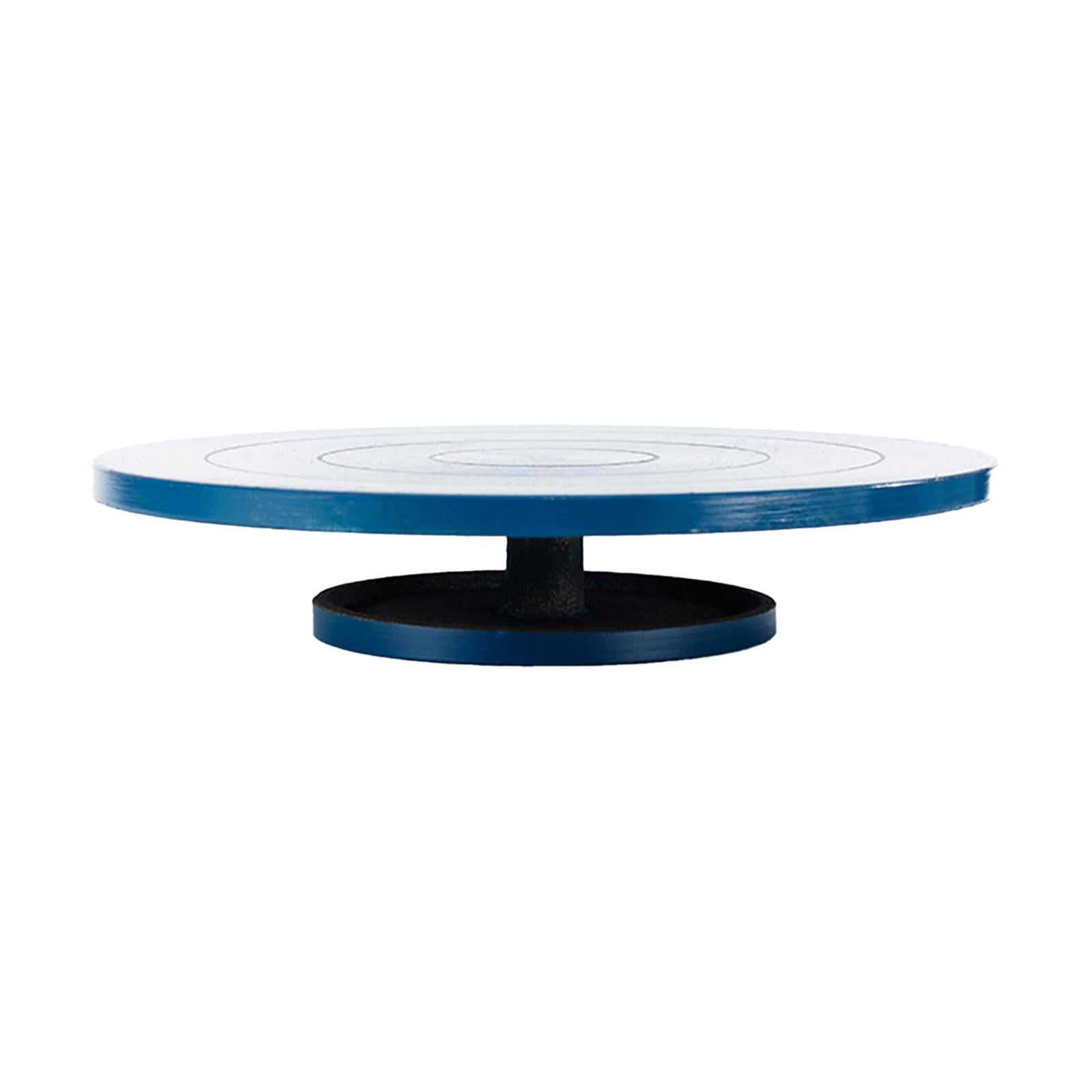 FVDPWYE Metal sculptor wheel sculptor turntable, turntable, multi-purpose accessory with Blue 26cm