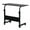 Black_a, variant on IVV Rolling Computer Desk, Portable Laptop Writing Desk, 27"-38" Height Adjustable, for Small Space Home Office, Black (80x40cm)