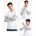 thumbnail image 3 of Sunjoy Tech 1 Pair Summer Outdoor Cycling Arm Sleeves Cover UV Sun Oversleeves, 3 of 4