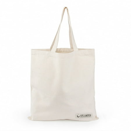LNC Cotton Canvas Shopping Tote Bag Grocery Bag - Walmart.com