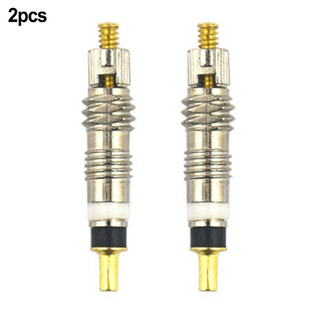 2 Pcs Outil de Valve Presta en Laiton pour Tubes de Vélo de Route Vtt Pièces de Service Valve d'Air de Pneu de Vélo avec Outil de Réparation Optionnel