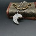 thumbnail image 4 of Jewelry VerPetridure Moon Safety Long Life Lock Necklace able silver Necklace, 4 of 4