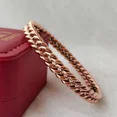 thumbnail image 3 of Copper Tensor Bracelet, Pure Copper Bangle, Double Twisted Bangle, copper Bangle, 3 of 4
