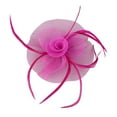 thumbnail image 7 of TRUBKH Fascinator Hats for Women Women's Fascinators Tea Hats for Women 2025 Fascinators Hats for Women Tea Party Hats for Women Tea Hats for Women Feather Headpiece Hot Pink One Size, 7 of 7