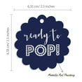 thumbnail image 6 of Inkdotpot Pack Of 50 Real Silver Foil Paper Tags Ready To Pop Baby Shower Favor Hang Tags, 6 of 7