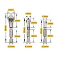 thumbnail image 3 of 3pcs Steel Single-End Countersink Drill Bits 90 Degree Steel Deburring Tools Hole Cutters, 3 of 7