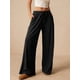 thumbnail image 4 of Pantalones Palazzo de Cintura Alta con Bolsillo y Pierna para Mujer, para Otoño e Invierno. Negro L, 4 of 9