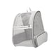 thumbnail image 1 of Mochila para mascotas perfecl bolsa de transporte para gatos y perros malla totalmente ventilada Gris, 1 of 8