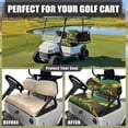 thumbnail image 4 of Binienty Jamaica Flag Palm Tree Golf Cart Seat Covers for 2-Person Seats Floral Golf Cart Accessories for Women Girly Golfcart Seat Cover Towel Blanket, Easy to Install, 4 of 8