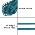 thumbnail image 3 of Flat Leather Cord, 5.5 Yard 5mm Leather String Strips for DIY Crafts, Lake Blue, 3 of 6