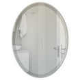 thumbnail image 6 of OVALCREST - Singapore Framed Floating Oval Mirror - Silver Spray - 20 5/8" x 30 5/8", 6 of 8