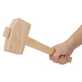 thumbnail image 4 of Marteau en Bois de Charpentier Professionnel Machine à Farce Outils à Main Boîte à Jouets Télécommande Outil de Menuiserie L, 4 of 7