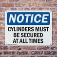 thumbnail image 4 of (2 Pack) Cylinders Must Be Secured At All Times OSHA Notice Sign 24 Inch X 18 Inch Indoor / Outdoor Rust-Free Aluminum Metal Signs for Workplace, Workshop, and Construction Site, Made, 4 of 8