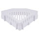 thumbnail image 5 of Plastic Triangle Bathroom Shelf Organizer Shampoo Gel Storage Basket Bathroom Corner Shower Rack Holder White Gray Pink, 5 of 11