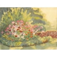 thumbnail image 2 of Miller, Dianne 32x25 White Modern Wood Framed Museum Art Print Titled - Watercolor Garden V, 2 of 4