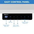 thumbnail image 3 of Mount-It! White Electric Standing Desk with Extra-Wide  55" Desktop, White, 3 of 9