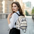 thumbnail image 6 of FORMRS Mini Backpack Purse for Women Travel Daypack Casual Shoulder Bag, Black Cute Cat, 6 of 7