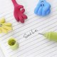 thumbnail image 4 of Flexible Cartoon Design Ballpoint Pens with Hand Gesture Control 0.7mm Tip Black Ink 6-Pack Multicolor Silicone Pens for Fun Writing, 4 of 5