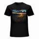 thumbnail image 2 of Afterglow T-shirt Flower Sea T-shirt Landscape Painting T-shirt Unisex tees Casual short sleeve, 2 of 5