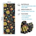 thumbnail image 2 of Pioneer Flower Floral Print Pattern Hot Yoga Mat Towel Non Slip for Hot Yoga - Quick-Drying Yoga Mat Cover with 4 Corner Pockets with Travel Bag - Hot Yoga Towel Non Slip 74"x26", 2 of 6