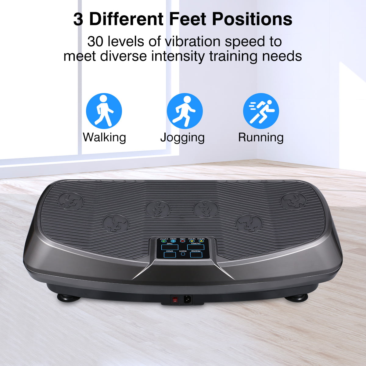 KUOKEL Workout Vibration Plate Exercise Machine with Dual Motors Remote Control 