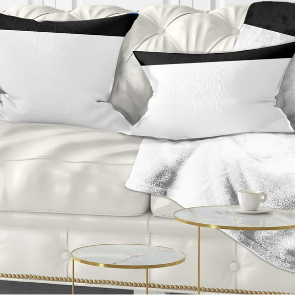 Designart Spring Tulips Collage - Floral Throw Pillow - 12x20