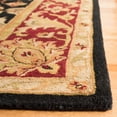 thumbnail image 3 of SAFAVIEH Classic Karolina Oriental Wool Runner Rug, Black/Burgundy, 2'3" x 10', 3 of 11
