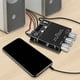 thumbnail image 4 of Módulo amplificador de audio Bluetooth 5.0, 2.0 canales (50Wx2), sonido HiFi, actualización inalámbrica AUX para coche, diseño compacto de metal, Plug&Play, 4 of 7