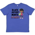 thumbnail image 3 of Inktastic Black History Month Rocks- girl with guitar Youth T-Shirt, 3 of 5