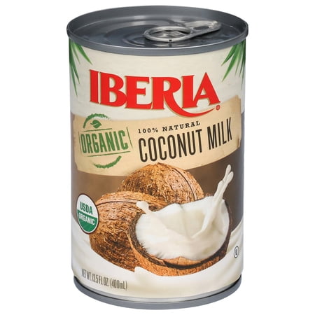 Iberia Organic 100% Natural Coconut Milk  13.5 fl oz