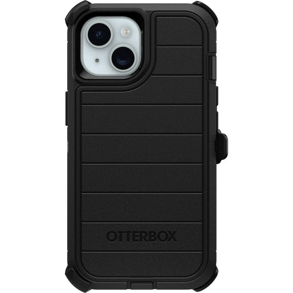 OtterBox 77-92744P2 Defender Series Pro Case for Apple iPhone 15, iPhone 14, and iPhone 13- Black