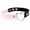 7-Hollow Heart Pink&Black, variant on Women PU Leather Choker Necklace O Ring Chain Neck Collar Gothic Punk Black Belt-91.Red Wings Bell