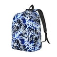 thumbnail image 6 of Easygd Blue Lightning2 Canvas Backpack: Stylish, Lightweight, and Versatile with Large Capacity and Adjustable Straps –, 6 of 7