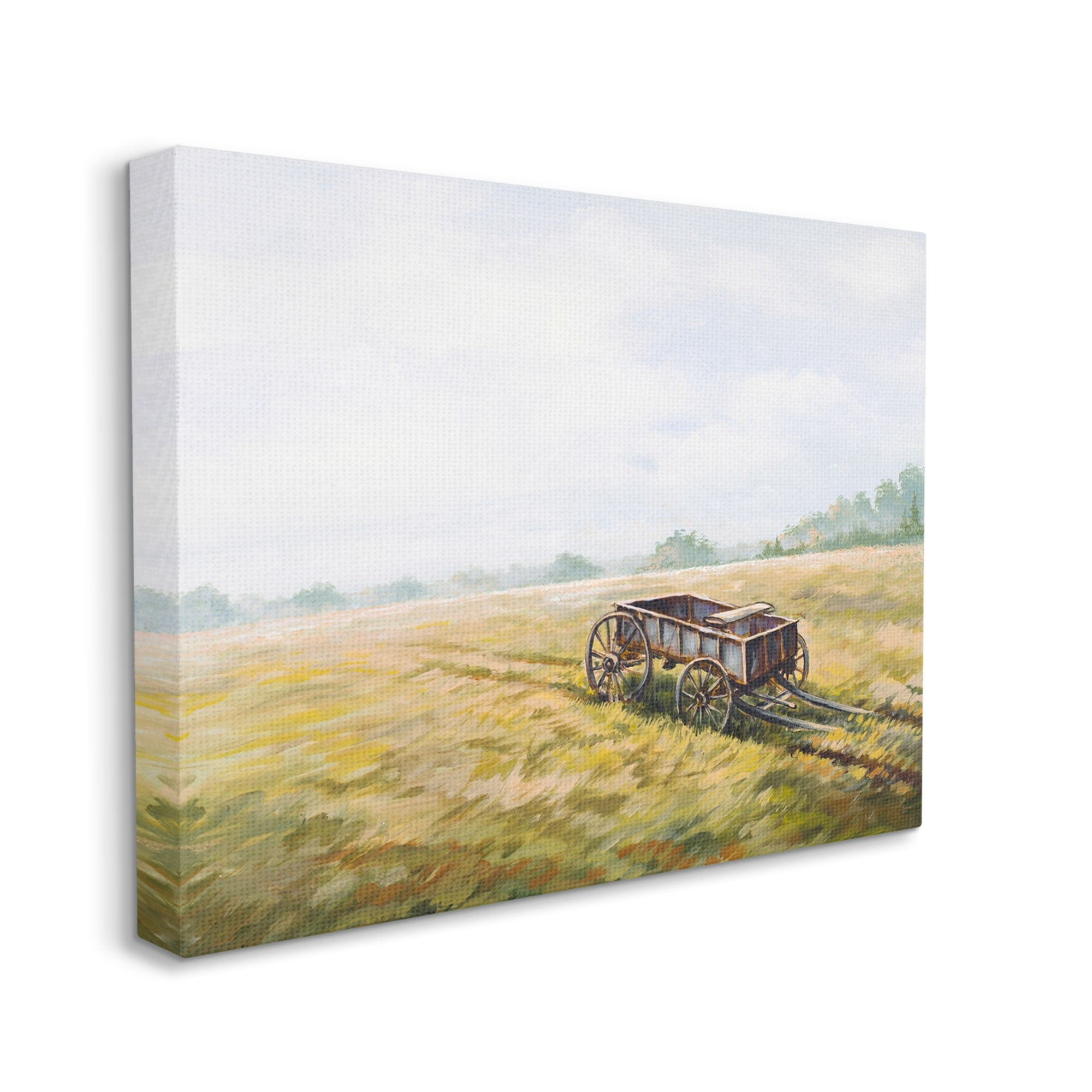 Stupell Industries Wild West Wagon Cart Rural Hill Farm Scenery,40 x 30, Design by Bruce Nawrocke