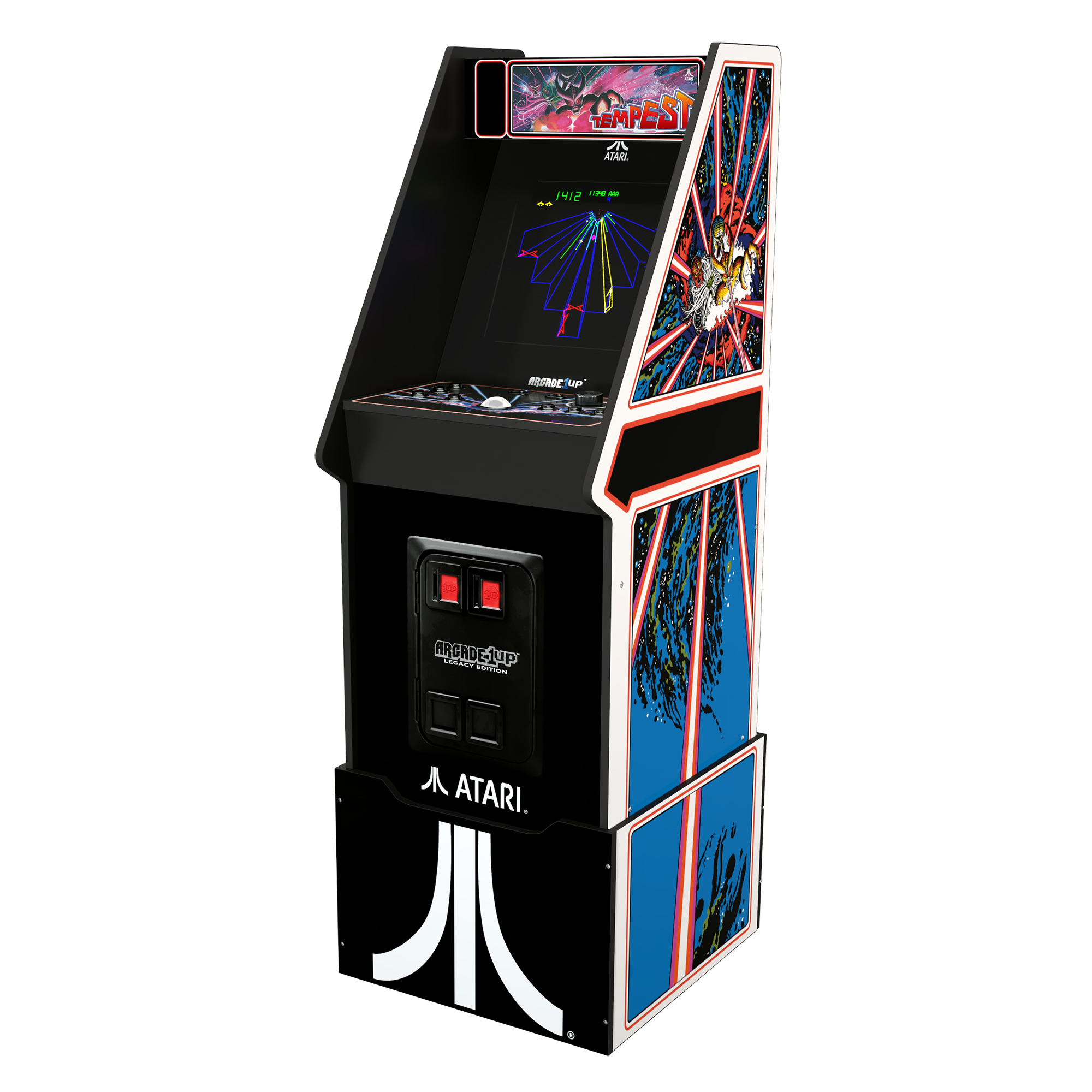 Arcade1UP Atari Tempest Legacy Arcade With Riser And Lit Marquee Arcade1UP Atari Tempest Legacy Arcade With Riser And Lit Marquee