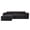 Black, variant on 107" Soft Corduroy Traditional Sofa, Comfy Couch with High Density Sponge, Modern Sofa Couch with Free Modular Combination for living room, Black