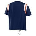 thumbnail image 3 of Women's WEAR by Erin Andrews Navy Houston Astros Cinched Colorblock T-Shirt, 3 of 3