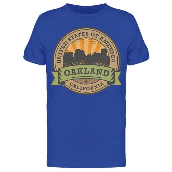 Grunge Stamp Of Oakland Ca Tee Men's -Image by Shutterstock