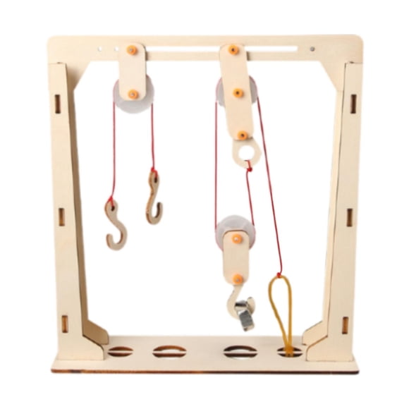 Experimentos de Física de Polea Móvil Fija Kits de Experimentos Científicos Multiusos Modelo de Enseñanza para Estudiantes de Escuela en Casa Maestros